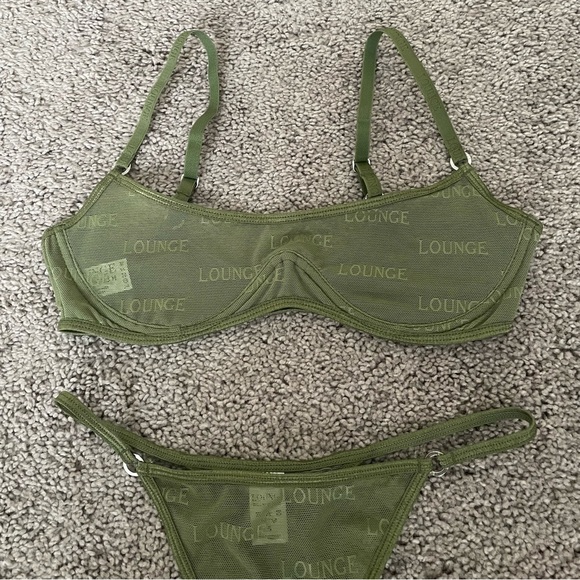 Lounge Underwear Bold Mesh Set - Picture 4 of 6